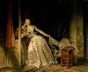 Jean-Honore Fragonard The Stolen Kiss oil painting artist